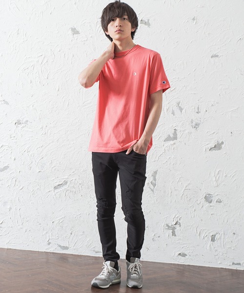 セール】【Champion】ワンポイントTシャツ（Tシャツ/カットソー