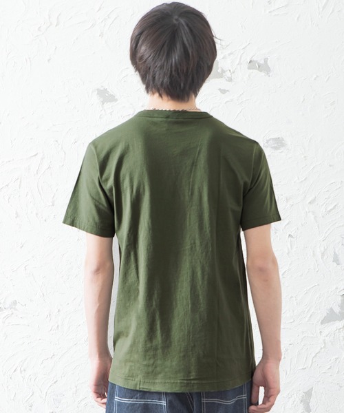 Champion(チャンピオン)の「【Champion】ワンポイントTシャツ(Tシャツ/カットソー・メンズ・ホワイト/ピンク/レッド/ダークグリーン/ミント/ネイビー/グレー/ブラック・L/XL/M)」の15枚目の写真