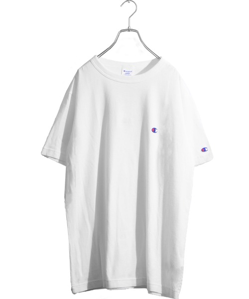 Champion(チャンピオン)の「【Champion】ワンポイントTシャツ(Tシャツ/カットソー・メンズ・ホワイト/ピンク/レッド/ダークグリーン/ミント/ネイビー/グレー/ブラック・L/XL/M)」の14枚目の写真