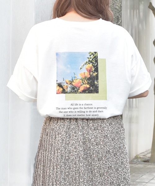 PairPair（ペアペア）の「フォトプリントBIGT(男女兼用)（Tシャツ/カットソー・レディース・ブラック/オフホワイト・FREE）」の20枚目の写真