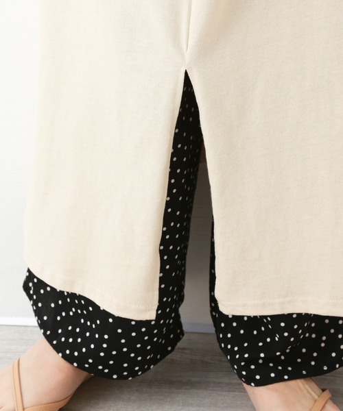 n'ee-ne（ネーネ）の「OE天竺フロントスリット2WAYワンピース（ワンピース・レディース・ブラック/スモークピンク/カーキ/ベージュ・FREE）」の20枚目の写真