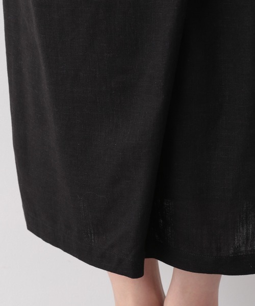 LEPSIM（レプシィム）の「リネンコンラップスカート　886979（スカート・レディース・ブラック/レッド/キナリ・MEDIUM/LARGE）」の6枚目の写真