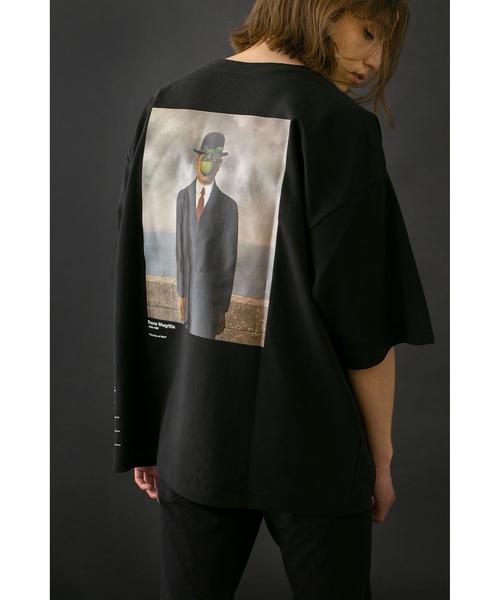 MONKEY TIME(モンキータイム)の「<RENE MAGRITTE>Directed by <monkey time> SON OF MAN T/Tシャツ(Tシャツ/カットソー・メンズ・ブラック・2/3/1)」の5枚目の写真