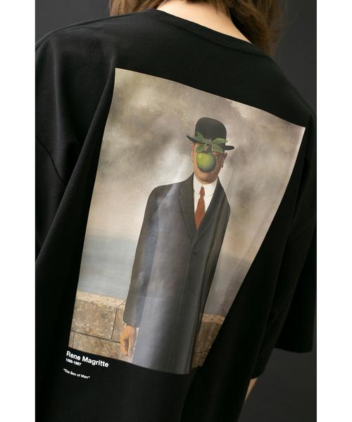 MONKEY TIME(モンキータイム)の「<RENE MAGRITTE>Directed by <monkey time> SON OF MAN T/Tシャツ(Tシャツ/カットソー・メンズ・ブラック・2/3/1)」の6枚目の写真