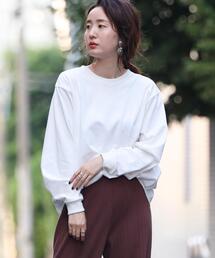 coen | 【WEB限定カラー】USAコットンクルーネックロングスリーブカットソー（ロンT）(Tシャツ/カットソー)