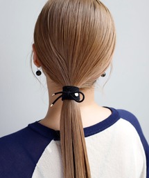 ANEMONE | リボン×ツイストのデザインヘアゴム[2本セット](ヘアゴム)
