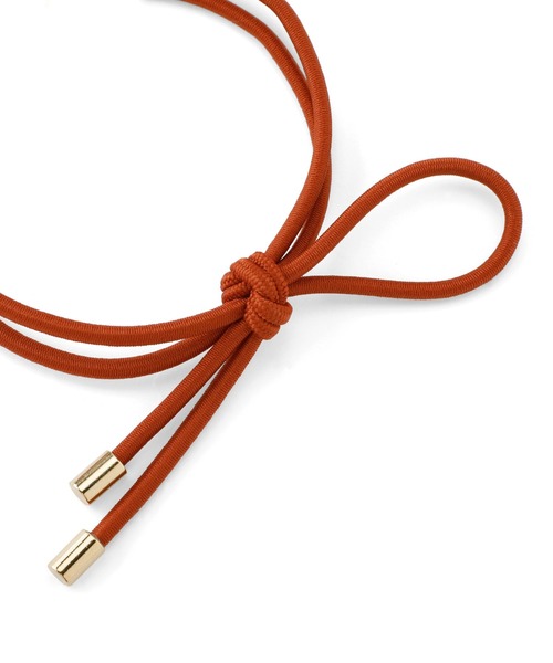 ANEMONE（アネモネ）の「リボン×ツイストのデザインヘアゴム[3本セット]（ヘアゴム・レディース・ベージュ/ブラック/ブラウン/カーキ/オレンジ・FREE）」の10枚目の写真