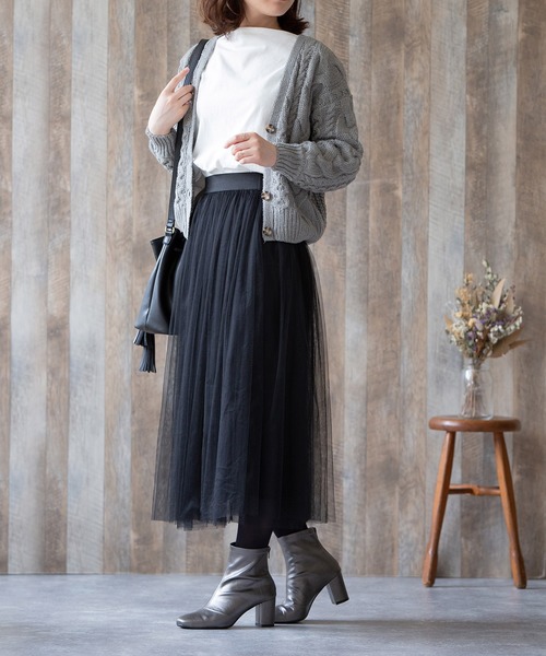 menue(メヌエ)の「スクエアトゥ バックファスナー ストレッチブーツ(ブーツ・レディース・ブラック/ダークブラウン/アイボリー/ガンメタ・LL/3L/S/M/L/XS)」の8枚目の写真