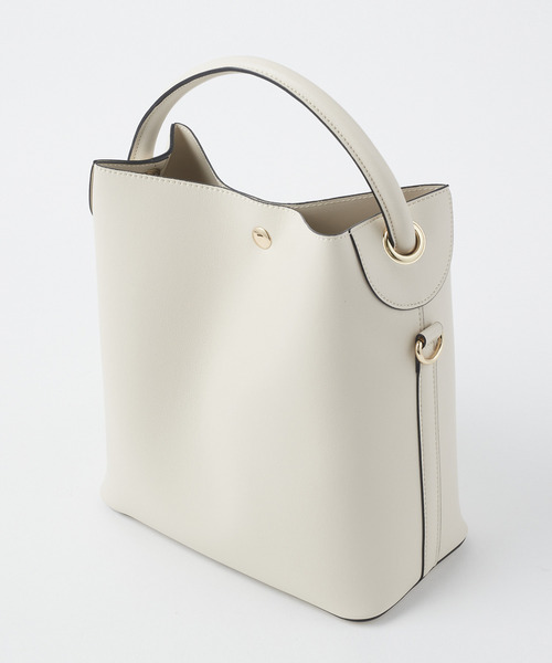 Tiara(ティアラ)の「軽量ワンハンドルバッグ(トートバッグ・レディース・グレー系その他/ライトベージュ・FREE)」の2枚目の写真