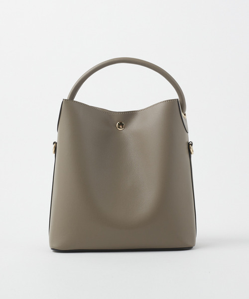 Tiara(ティアラ)の「軽量ワンハンドルバッグ(トートバッグ・レディース・グレー系その他/ライトベージュ・FREE)」の3枚目の写真