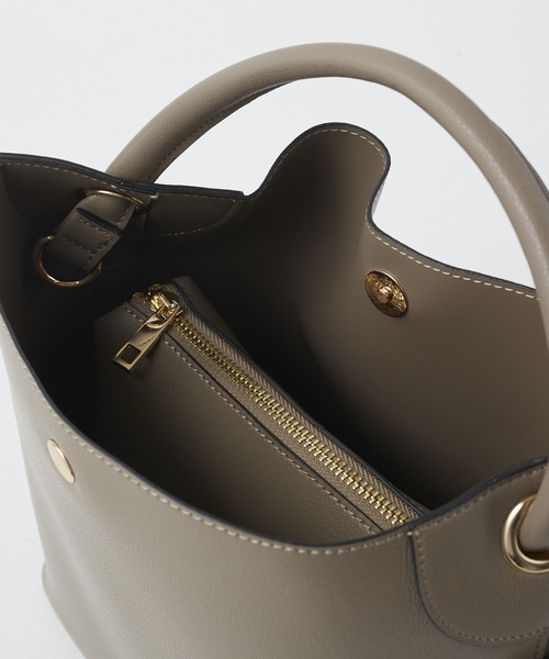 Tiara(ティアラ)の「軽量ワンハンドルバッグ(トートバッグ・レディース・グレー系その他/ライトベージュ・FREE)」の6枚目の写真