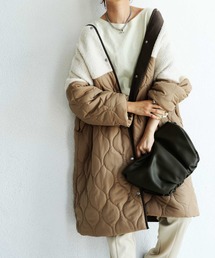 antiqua | コート とにかく軽くて暖かい。トレンド感たっぷりシルエットとボリューム感(ダウンジャケット/コート)