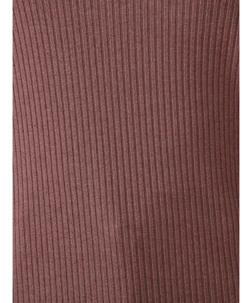 ROYAL PARTY（ロイヤルパーティー）の「ハートネック長袖Ｔシャツ（Tシャツ/カットソー・レディース・ホワイト/ブラウン/ベージュ/ボルドー/ブラック・FREE）」の6枚目の写真