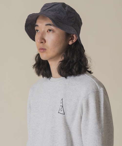 newhattan(ニューハッタン)の「【 NEWHATTAN / ニューハッタン 】COUDUROY BUCKET HAT コーデュロイバケットハット‥(ハット・メンズ・タン/ネイビー/バーガンディー/ダークブラウン/ダークグリーン/ダークグレー/ブラック・FREE)」の3枚目の写真
