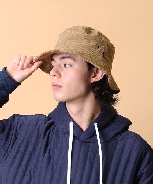 newhattan(ニューハッタン)の「【 NEWHATTAN / ニューハッタン 】COUDUROY BUCKET HAT コーデュロイバケットハット‥(ハット・メンズ・タン/ネイビー/バーガンディー/ダークブラウン/ダークグリーン/ダークグレー/ブラック・FREE)」の5枚目の写真