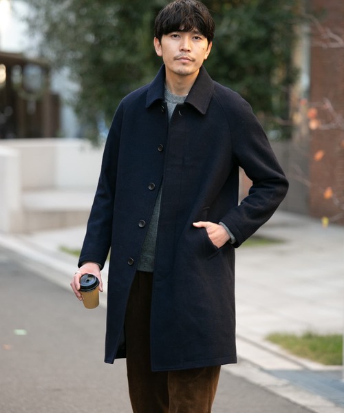 URBAN RESEARCH ROSSO MEN（アーバンリサーチロッソメン）の「【一部WEB限定カラー】ラムズウールエルボーパッチニット（ニット/セーター・メンズ・ブラック/ネイビー/ブルー/グレー/カーキ/オレンジ・SMALL/MEDIUM/LARGE/X-LARGE）」の12枚目の写真