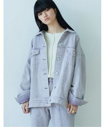 Re:EDIT | [2021S/S PRE ORDER]オーバーサイズブリーチデニムジャケット(デニムジャケット)