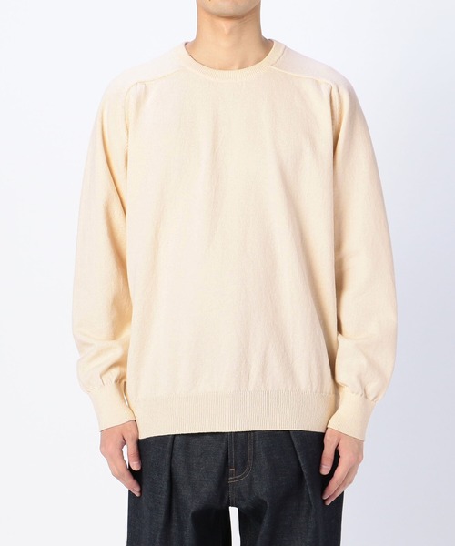 ニット セーター MORRIS ＆ SONS | コットン サドルショルダーニット WOMEN レディース MORRIS & SONS | コットン サドルショルダーニット WOMEN