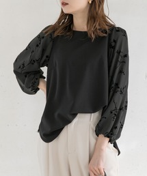 URBAN RESEARCH ROSSO（アーバンリサーチロッソ）の「【WEB限定】フロッキーフラワースリーブブラウス（シャツ/ブラウス・レディース）」