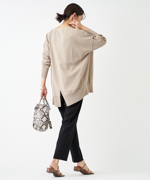 RIVE DROITE（リヴドロワ）の「イージーテーパードパンツ（その他パンツ・レディース・ブラック/ネイビー・38/36）」の16枚目の写真