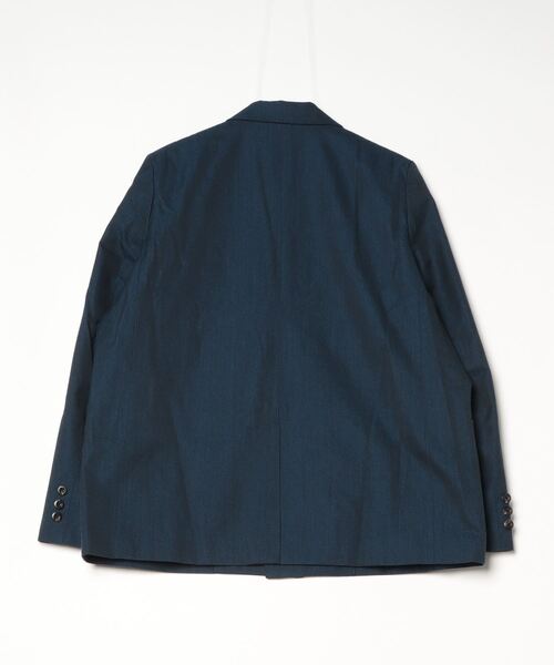 Jieda（ジエダ）の「JieDa ジエダ / GABARDINE TAILORED JACKET ギャバジンテーラードジャケット（テーラードジャケット・メンズ・ブルー/バーガンディー・1）」の5枚目の写真