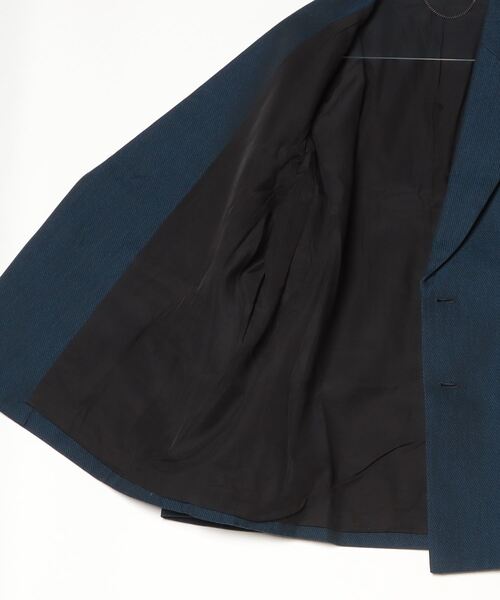 Jieda（ジエダ）の「JieDa ジエダ / GABARDINE TAILORED JACKET ギャバジンテーラードジャケット（テーラードジャケット・メンズ・ブルー/バーガンディー・1）」の6枚目の写真