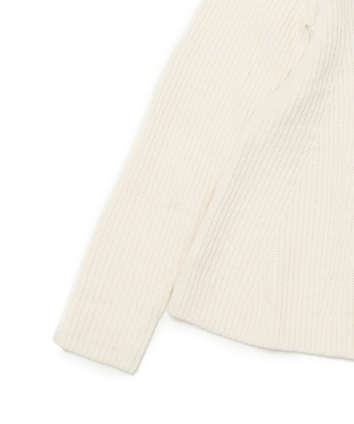 BEAMS LIGHTS Women's（ビームスライツ ウィメンズ）の「BEAMS LIGHTS / ボトルネックフレアープルオーバー（ニット/セーター・レディース・オフホワイト/ネイビー・ONE SIZE）」の15枚目の写真