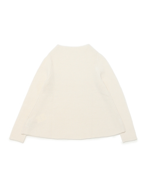 BEAMS LIGHTS Women's（ビームスライツ ウィメンズ）の「BEAMS LIGHTS / ボトルネックフレアープルオーバー（ニット/セーター・レディース・オフホワイト/ネイビー・ONE SIZE）」の17枚目の写真