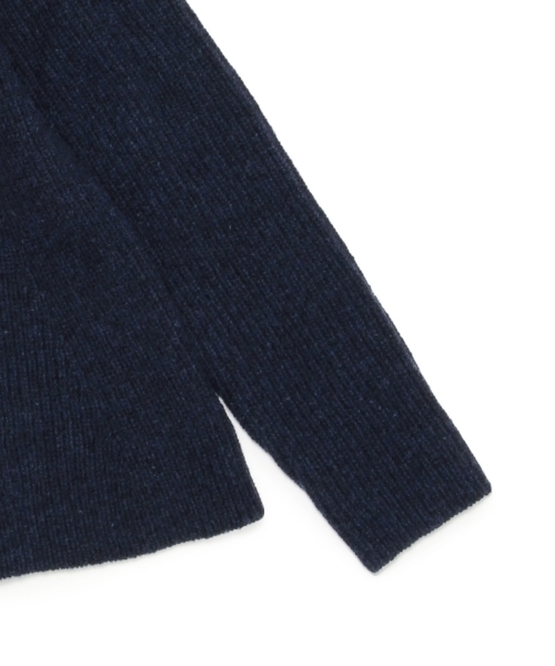 BEAMS LIGHTS Women's（ビームスライツ ウィメンズ）の「BEAMS LIGHTS / ボトルネックフレアープルオーバー（ニット/セーター・レディース・オフホワイト/ネイビー・ONE SIZE）」の10枚目の写真