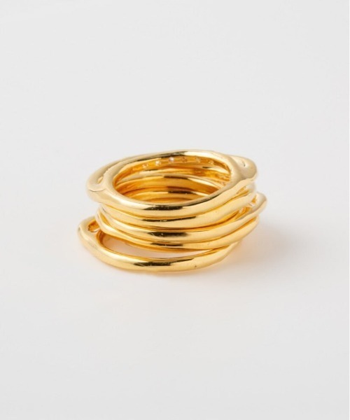 IOSSELLIANI（イオッセリアーニ）の「Iosselliani/CLASSIC COLLECTION Eva 5連リング（リング・レディース・ゴールド・7/5/6）」の10枚目の写真