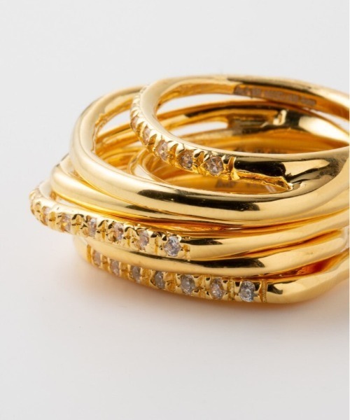 IOSSELLIANI（イオッセリアーニ）の「Iosselliani/CLASSIC COLLECTION Eva 5連リング（リング・レディース・ゴールド・7/5/6）」の11枚目の写真