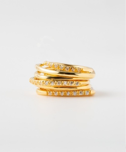 IOSSELLIANI（イオッセリアーニ）の「Iosselliani/CLASSIC COLLECTION Eva 5連リング（リング・レディース・ゴールド・7/5/6）」の8枚目の写真