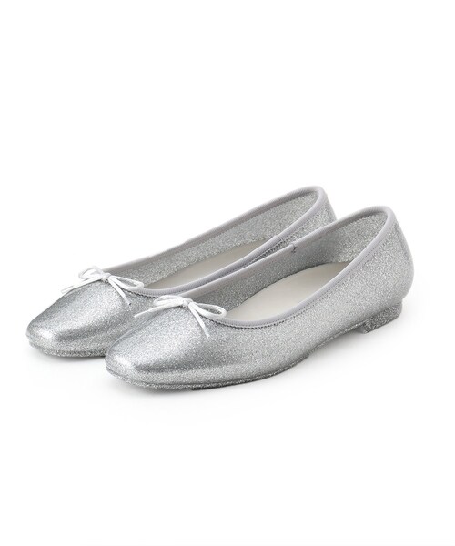 UNTITLED(アンタイトル)の「◆スクエアトゥレインシューズ(レインシューズ・レディース・シルバー・45/30/35/40)」の2枚目の写真