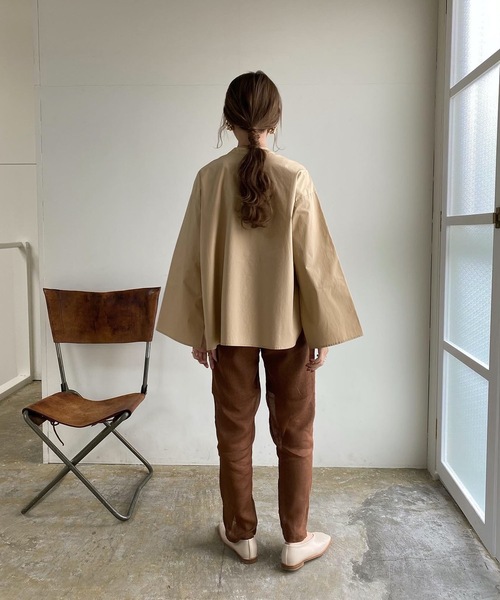 Amiur（エミレ）の「see through linen pants（その他パンツ・レディース・ブラウン/アイボリー・S/M）」の15枚目の写真