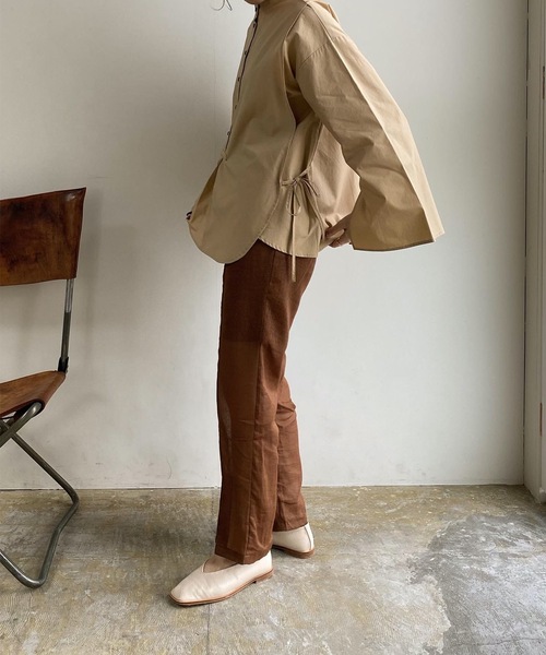 Amiur（エミレ）の「see through linen pants（その他パンツ・レディース・ブラウン/アイボリー・S/M）」の13枚目の写真