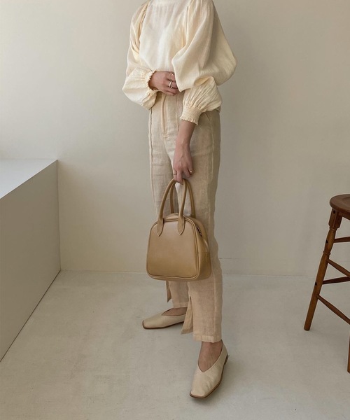 Amiur（エミレ）の「see through linen pants（その他パンツ・レディース・ブラウン/アイボリー・S/M）」の22枚目の写真