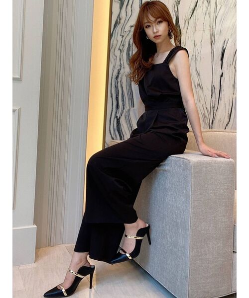 RESEXXY(リゼクシー)の「スクエアネックロンパース(つなぎ/オールインワン・レディース・ブラック/イエロー/アイボリー/その他1・FREE)」の8枚目の写真