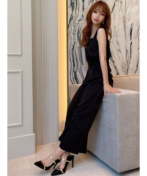 RESEXXY(リゼクシー)の「スクエアネックロンパース(つなぎ/オールインワン・レディース・ブラック/イエロー/アイボリー/その他1・FREE)」の5枚目の写真