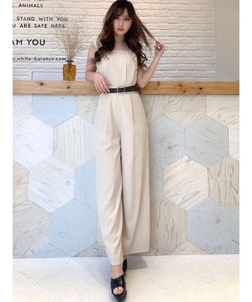 RESEXXY(リゼクシー)の「スクエアネックロンパース(つなぎ/オールインワン・レディース・ブラック/イエロー/アイボリー/その他1・FREE)」の17枚目の写真