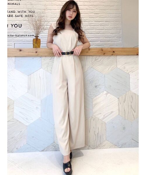 RESEXXY(リゼクシー)の「スクエアネックロンパース(つなぎ/オールインワン・レディース・ブラック/イエロー/アイボリー/その他1・FREE)」の15枚目の写真