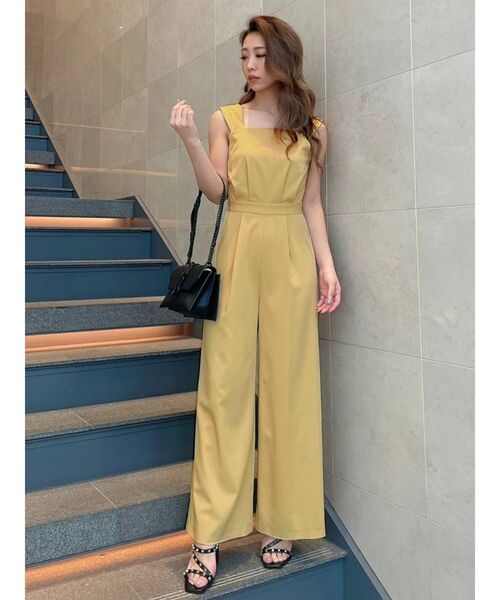 RESEXXY(リゼクシー)の「スクエアネックロンパース(つなぎ/オールインワン・レディース・ブラック/イエロー/アイボリー/その他1・FREE)」の9枚目の写真