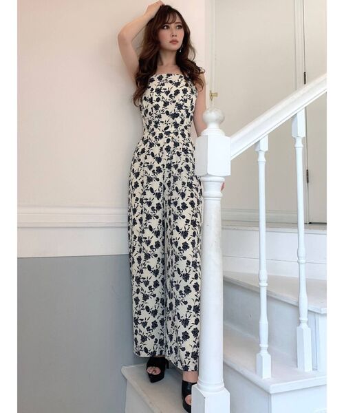 RESEXXY(リゼクシー)の「スクエアネックロンパース(つなぎ/オールインワン・レディース・ブラック/イエロー/アイボリー/その他1・FREE)」の13枚目の写真