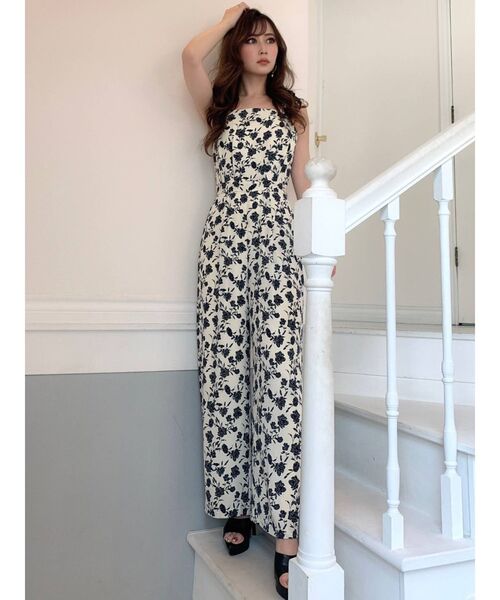 RESEXXY(リゼクシー)の「スクエアネックロンパース(つなぎ/オールインワン・レディース・ブラック/イエロー/アイボリー/その他1・FREE)」の10枚目の写真