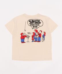 DENIM DUNGAREE | 天竺 MUCH FUN Tシャツ(Tシャツ/カットソー)