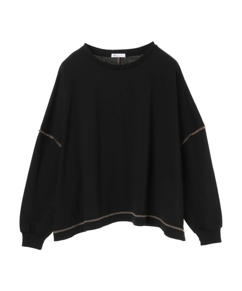 CRAFT STANDARD BOUTIQUE（クラフトスタンダードブティック）の「BIGカットチュニック　＊◇（Tシャツ/カットソー・レディース・ブルー/アイボリー/ホワイト系その他4/ピンク/ブラック/モカ・FREE）」の3枚目の写真