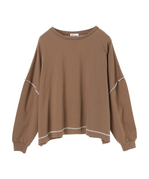 CRAFT STANDARD BOUTIQUE（クラフトスタンダードブティック）の「BIGカットチュニック　＊◇（Tシャツ/カットソー・レディース・ブルー/アイボリー/ホワイト系その他4/ピンク/ブラック/モカ・FREE）」の4枚目の写真