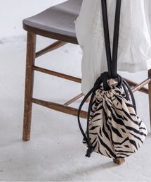 Mysa&Liina | ヴィーガンレザー２WAYショルダー巾着バッグ(ショルダーバッグ)