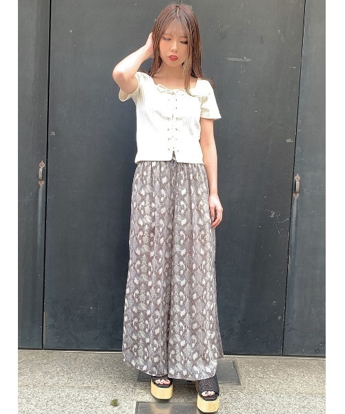 one way（ワンウェイ）の「【oneway】2wayレースアップトップス（T  