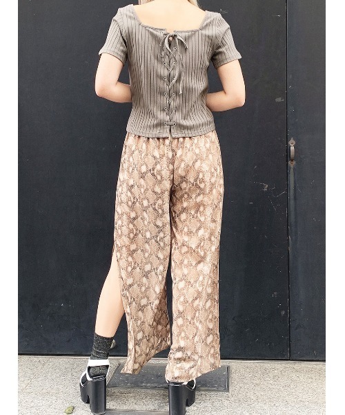 one way（ワンウェイ）の「【oneway】2wayレースアップトップス（T  