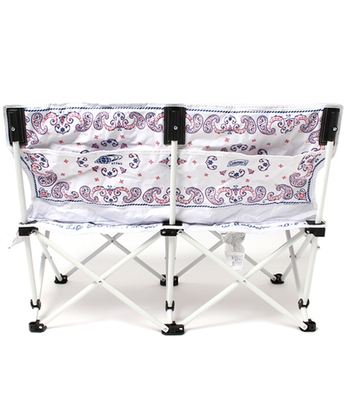 Coleman×BEAMS / ファン ダブルチェアー（バンダナ・ホワイト） 【公式